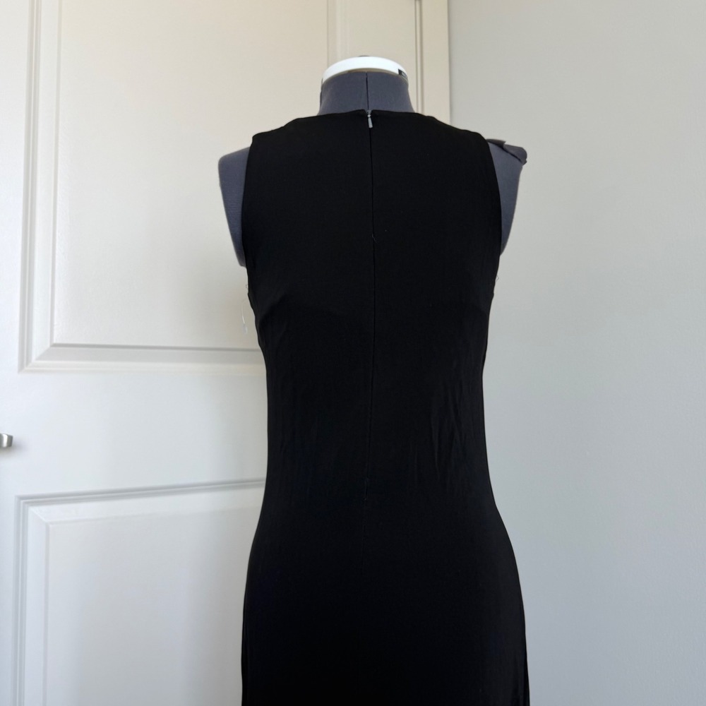 Vintage 90s Slit Front Embellished Maxi Dress - Picture 7 of 8